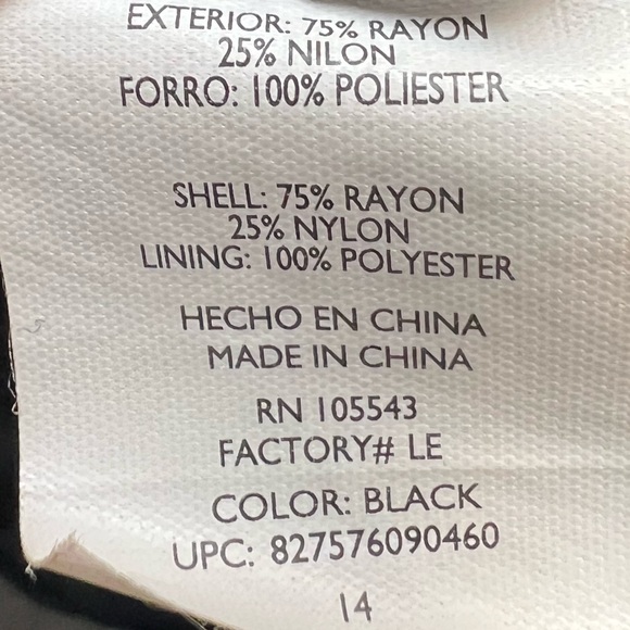 Daisy Fuentes Moda Black Velvet Blazer - Picture 6 of 6